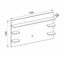 Тумба ТВ Миранте (Mirante) MINT-15